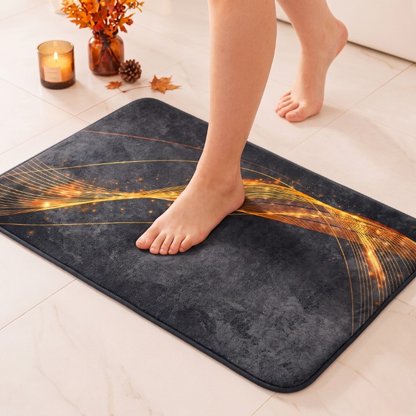 Golden Wave Non Slip Bath Mat