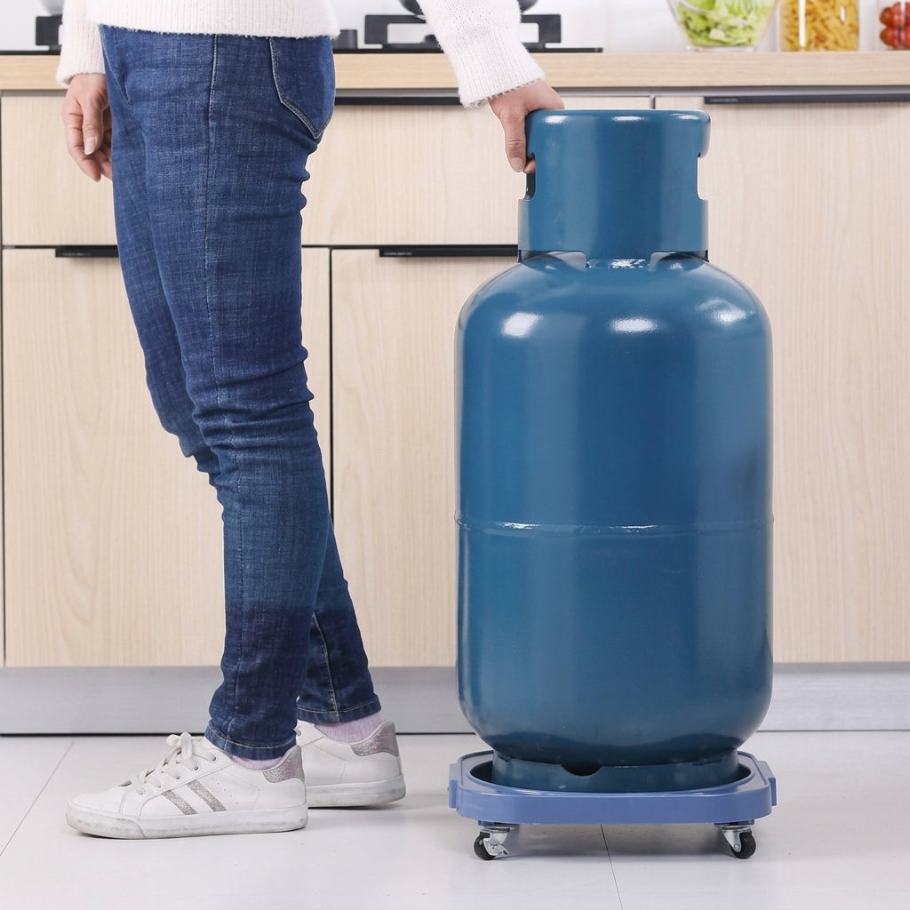 Heavy Duty Gas Cylinder Stand With Wheels