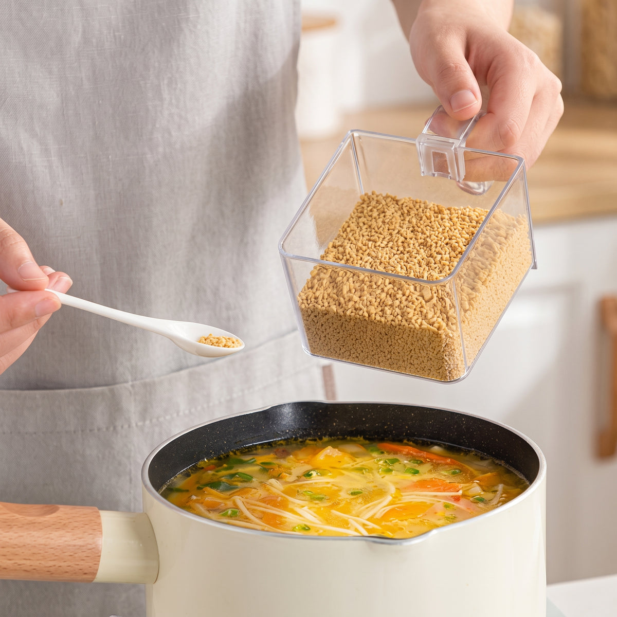 Multi-Layer Seasoning Storage Rack