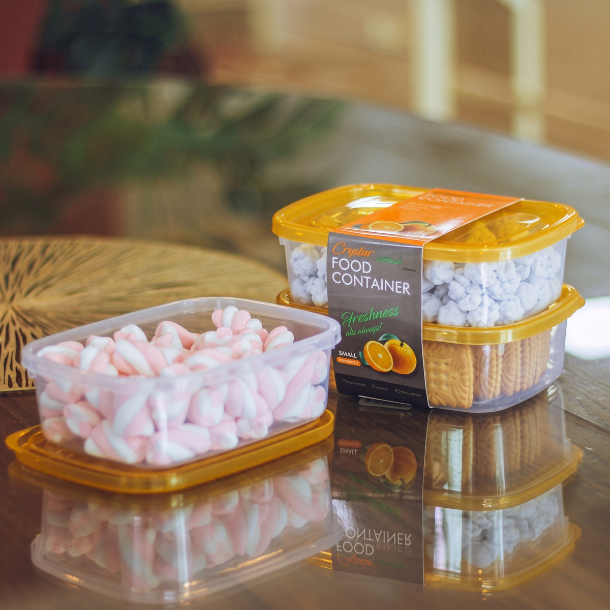 3PCs Food Storage Container Set With Lids