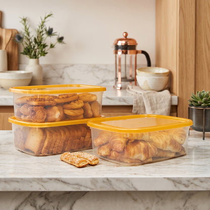 3PCs Food Storage Container Set With Lids