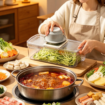 Multifunctional Vegetable Dicer & Cutter Basket