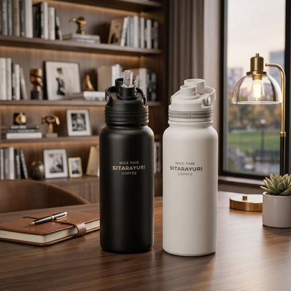 Stainless Steel Water Bottle With Handle 800ML