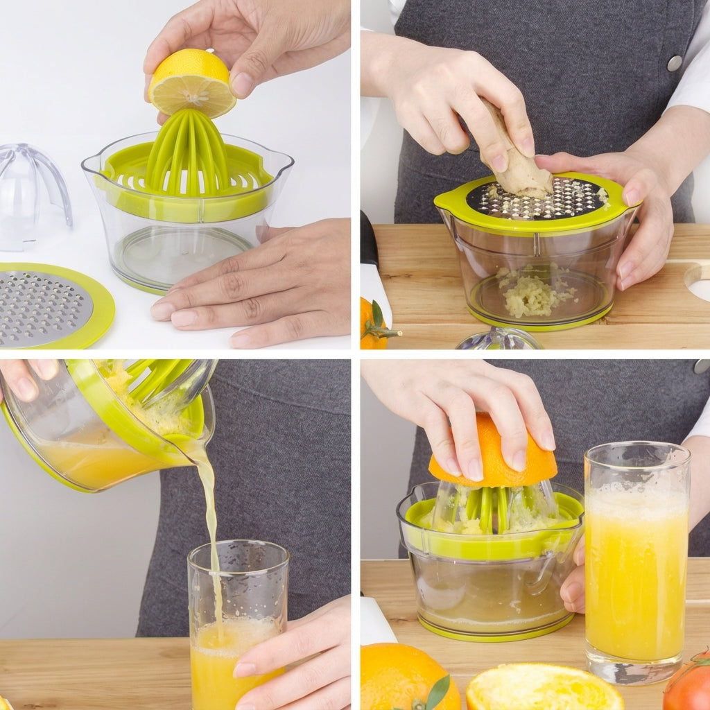 4 In 1 Manual Juicer With Grater