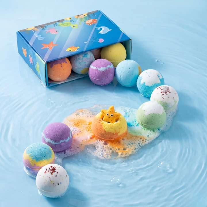 1PCs Colorful Relaxing Bath Bomb Ball