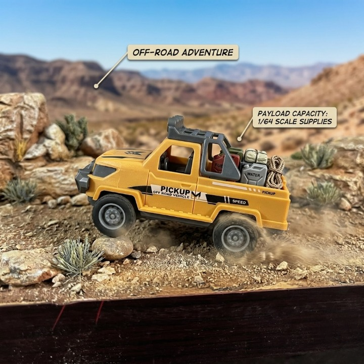Ultimate Road Adventure Toy Truck (Random Color)