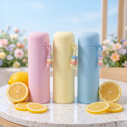 Elegant Pastel Love Travel Water Bottle