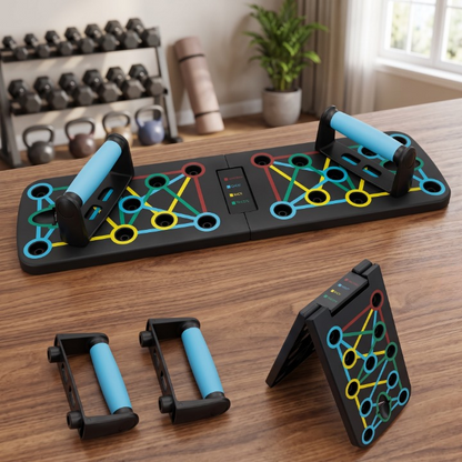 Multi-Grip Adjustable Push-Up Training Board