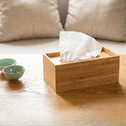 Luxury Natural Wooden Tissue Box Cover