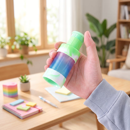 Cute Rainbow Spring Telescope Toy