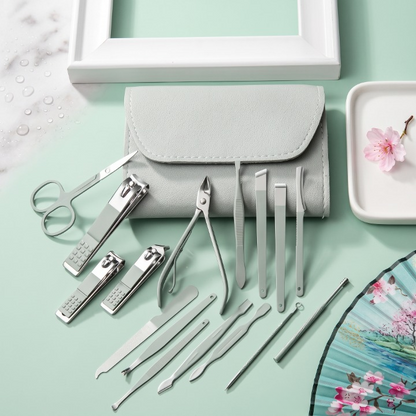 16PCs Stainless Steel Nail Cutter Set