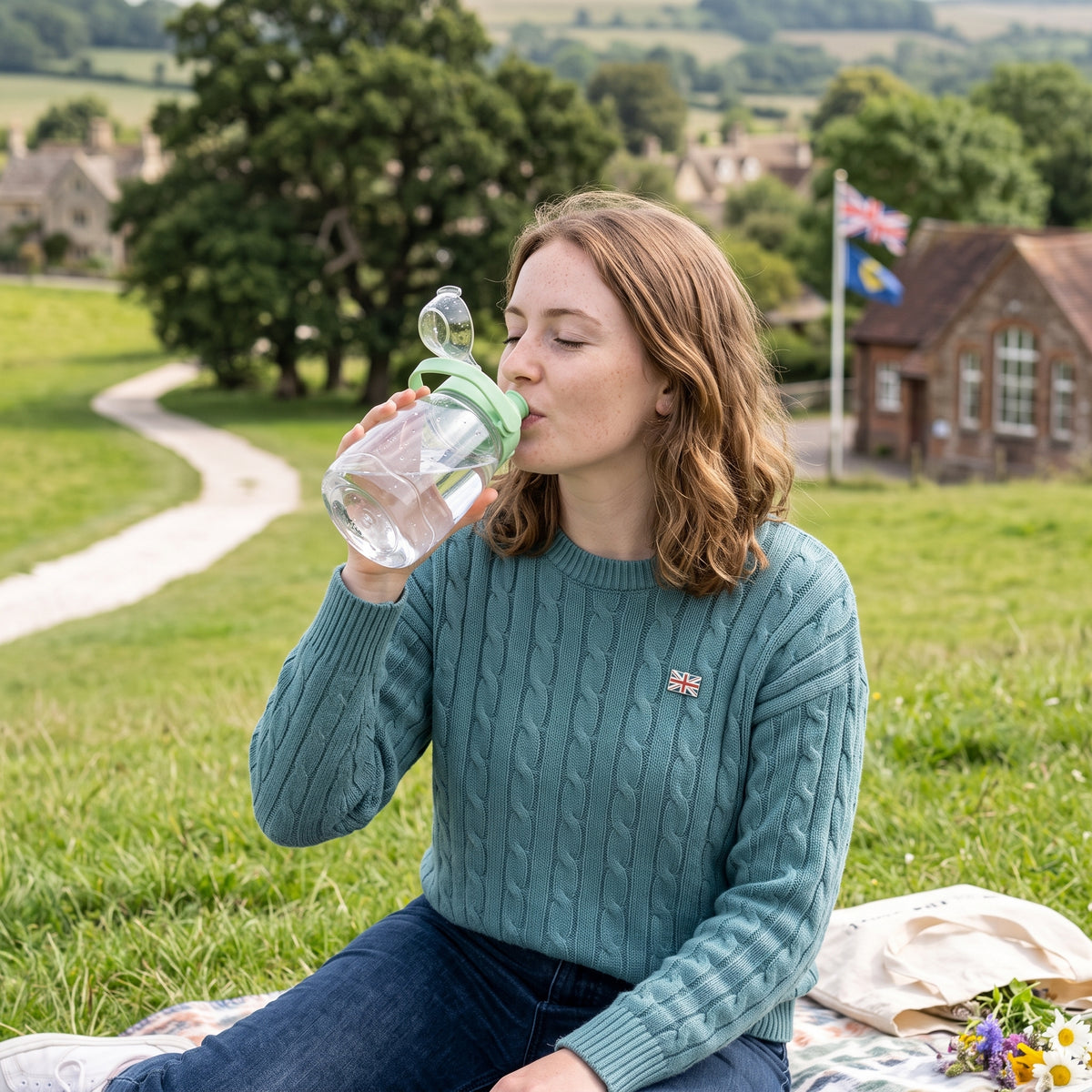 Portable Sports Drinking Water Bottle 1.4L