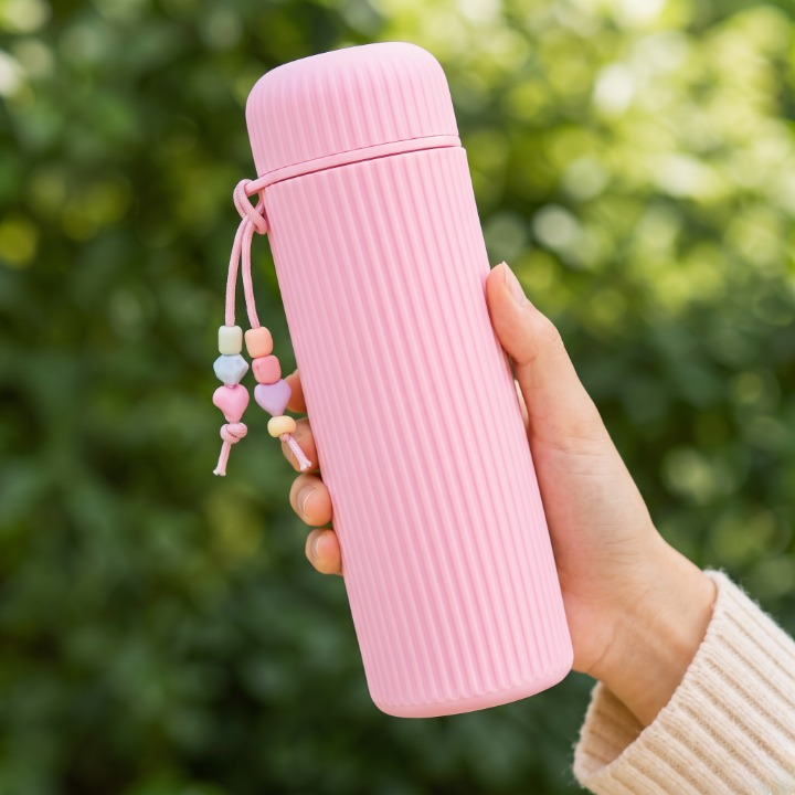 Elegant Pastel Love Travel Water Bottle
