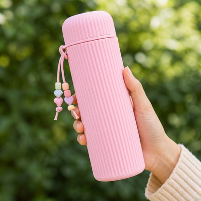 Elegant Pastel Love Travel Water Bottle