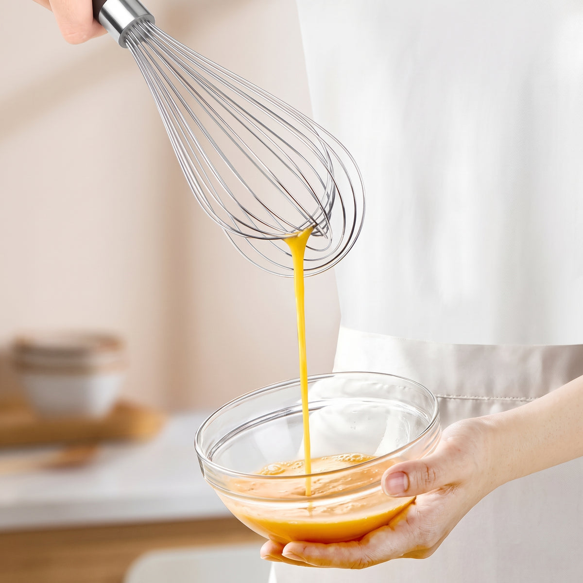 Stainless Steel Manual Egg Whisker