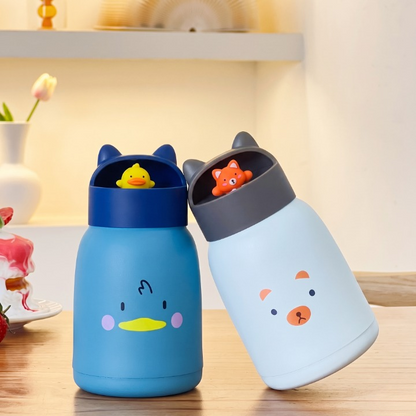 Cute Animal Double-Layer Kids Water Bottle 360ML