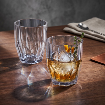 2PCs Diamond Rock Drinking Glass Set
