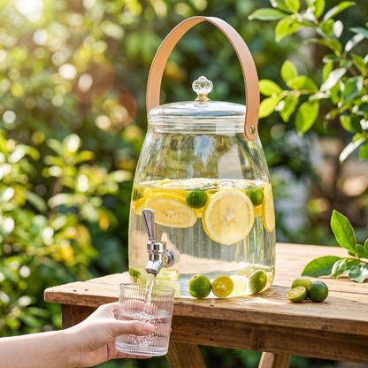 Elegant Acrylic Beverage Drink Dispenser 5.2L