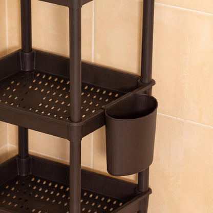 5-Layer Rolling Storage Cart Trolley With Wheels