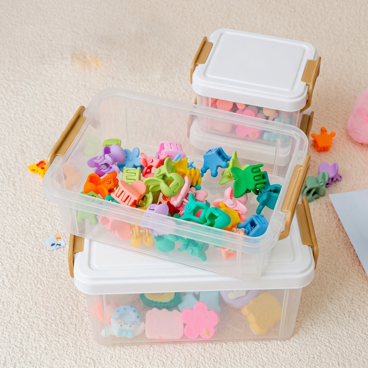 3PCs Mini Multipurpose Storage Boxes