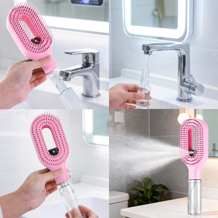 2-In-1 Hair Spray & Styling Comb