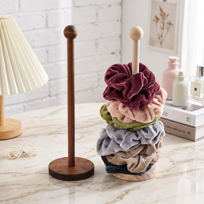 Wooden Hair Tie Organizer Stand