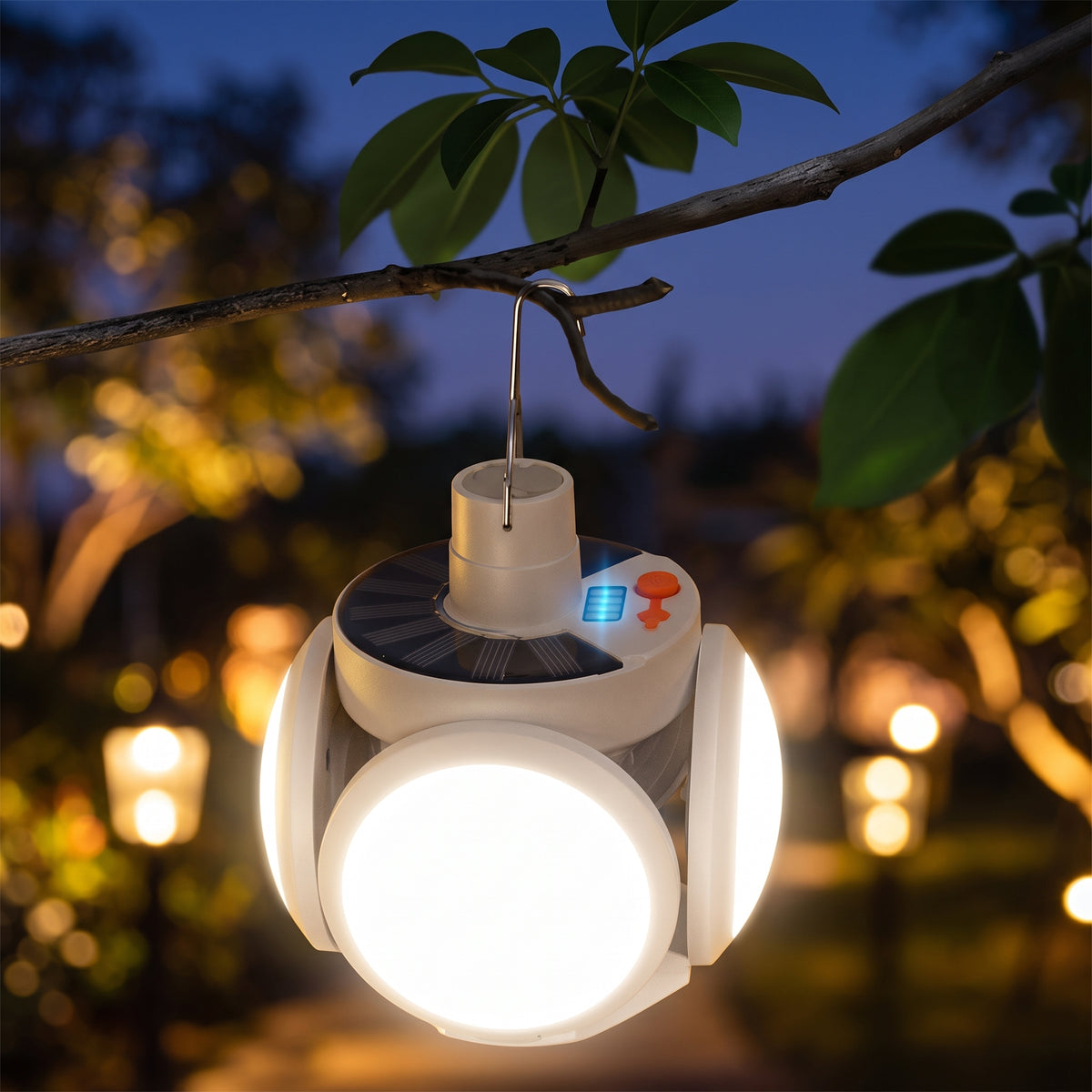 Portable Solar LED Camping Light Bulb