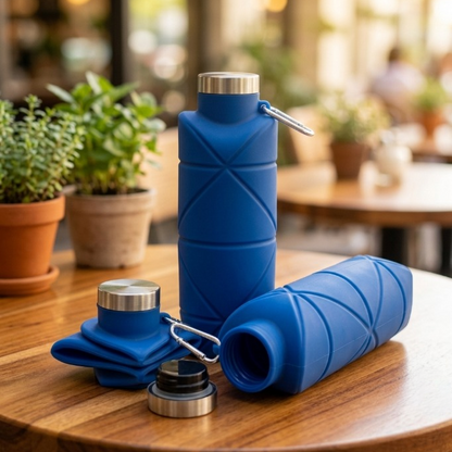 Silicone Foldable Travel Water Bottle