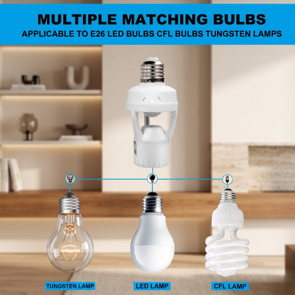 PIR Motion Sensor Automatic LED Bulb Holder