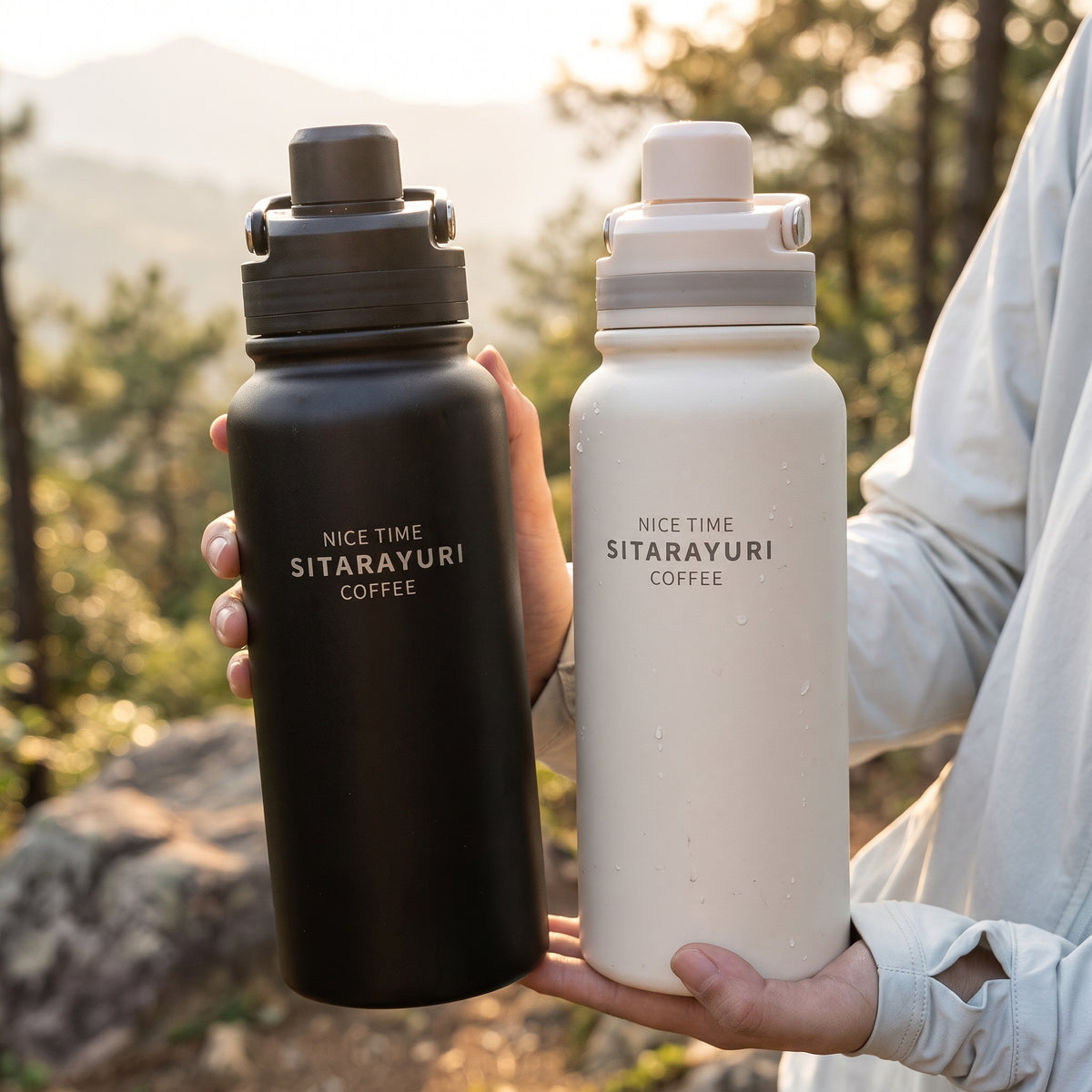 Stainless Steel Water Bottle With Handle 800ML