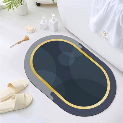 Golden Edge Non Slip Bath Mat