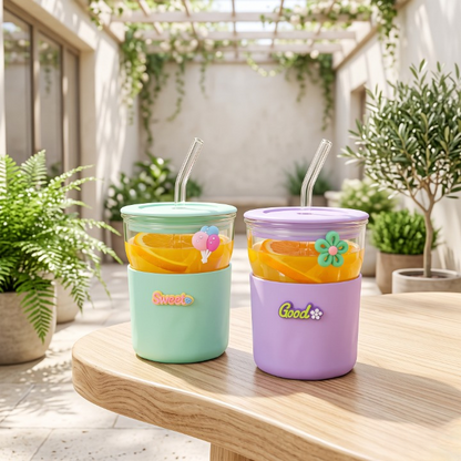 Portable Juice Infuser Travel Cup With Straw
