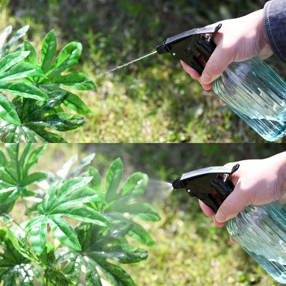 Elegant Acrylic Ribbed Spray Bottle