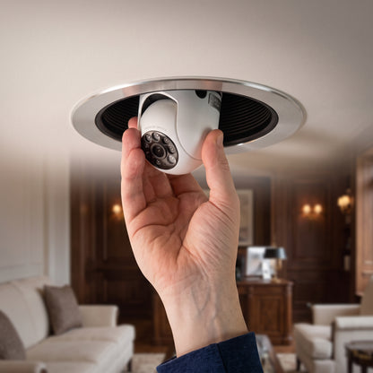 Wireless WiFi Bulb Security Camera