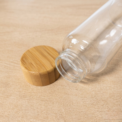 Elegant Glass Bottle With Wooden Cap 550ML