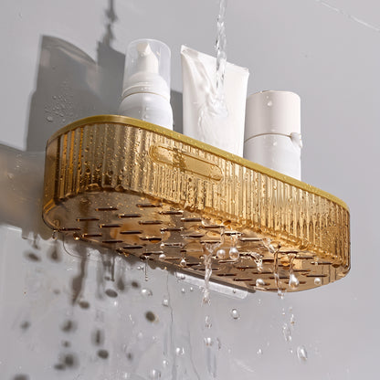 Wall Mounted Acrylic Bath Shelf