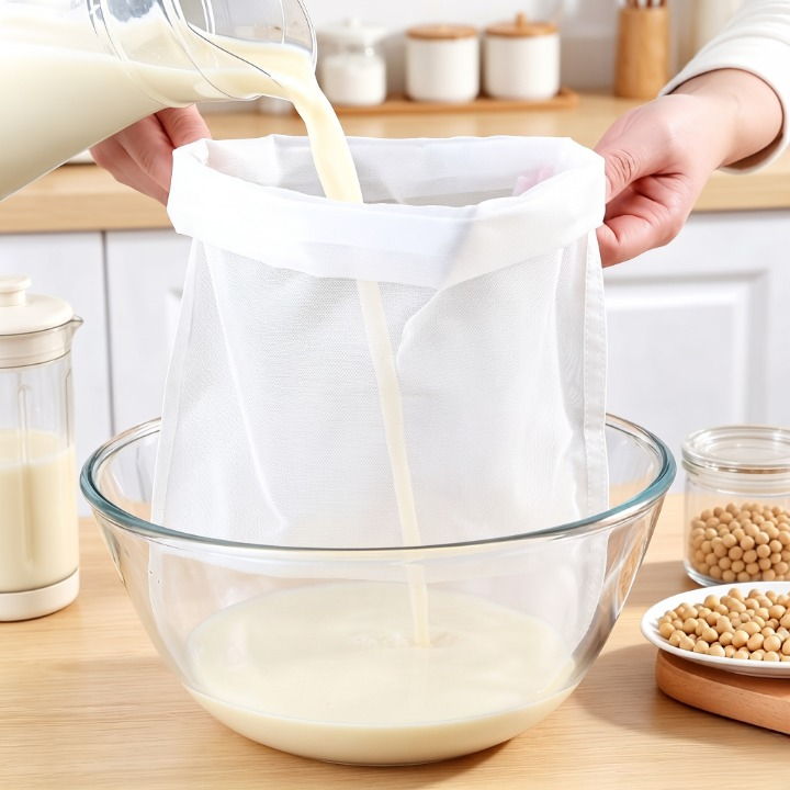 Reusable Kitchen Food Straining Filter Bag