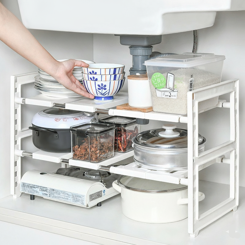 Multi-Purpose Kitchen Storage Rack