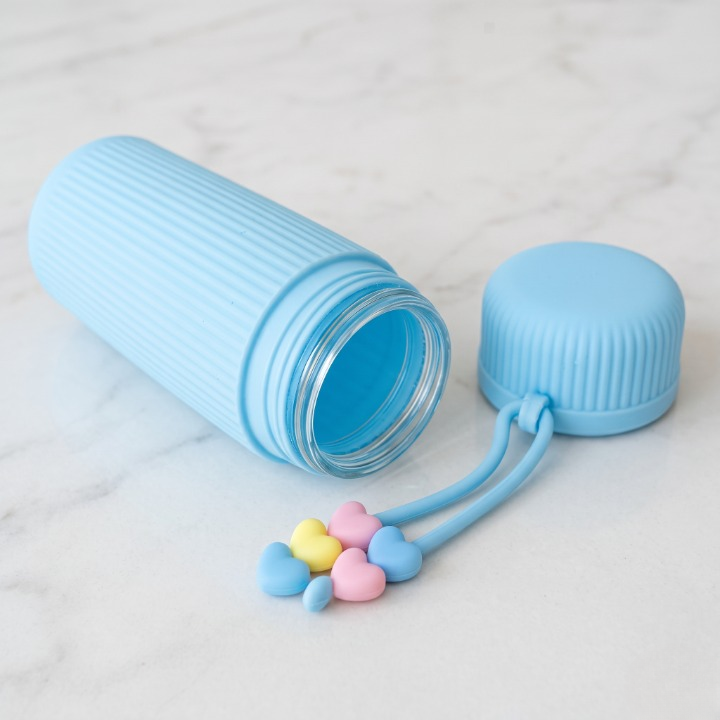 Elegant Pastel Love Travel Water Bottle