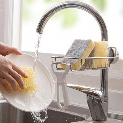 Stainless Steel Sink Sponge Holder Storage Rack