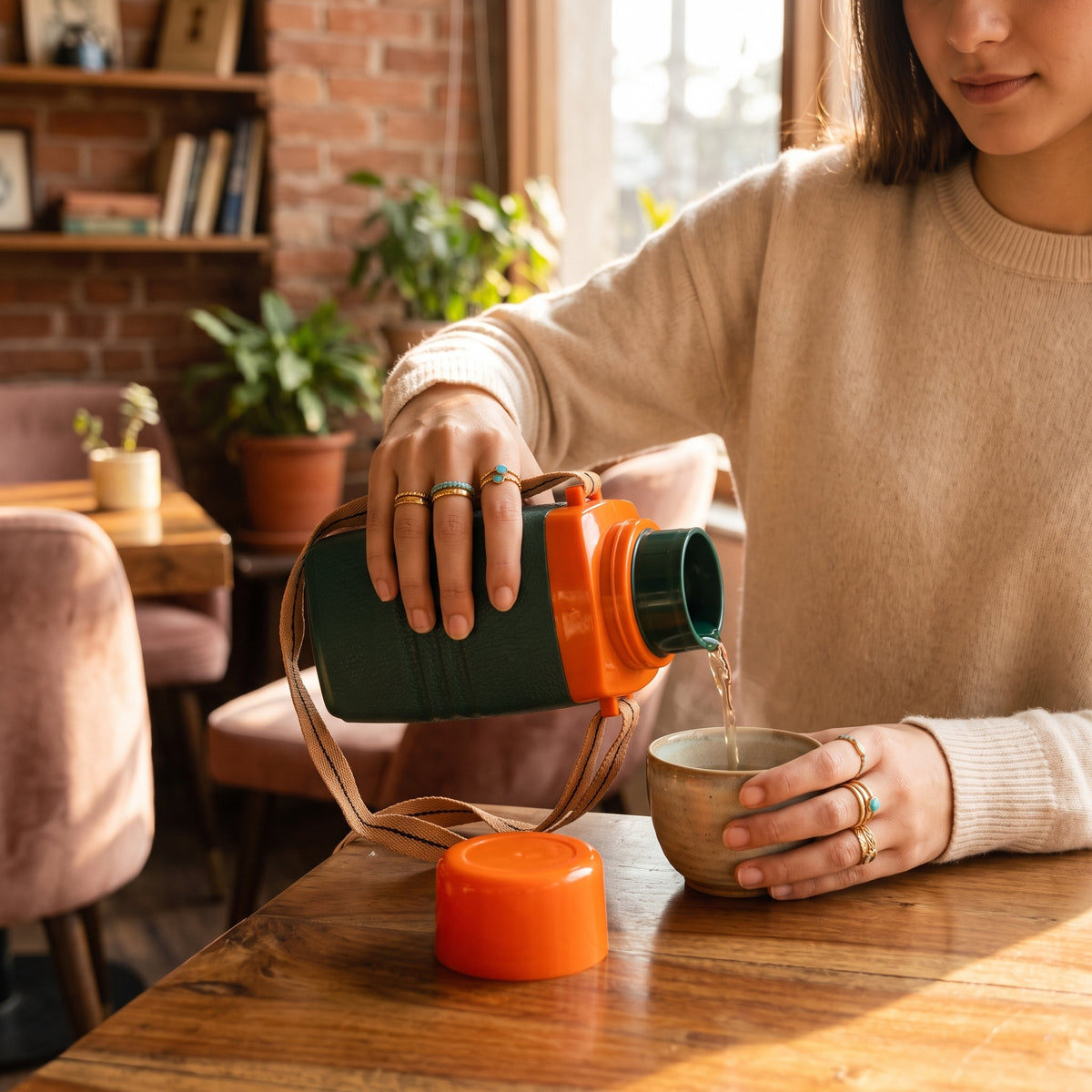 Portable Insulated Water Thermos Bottle
