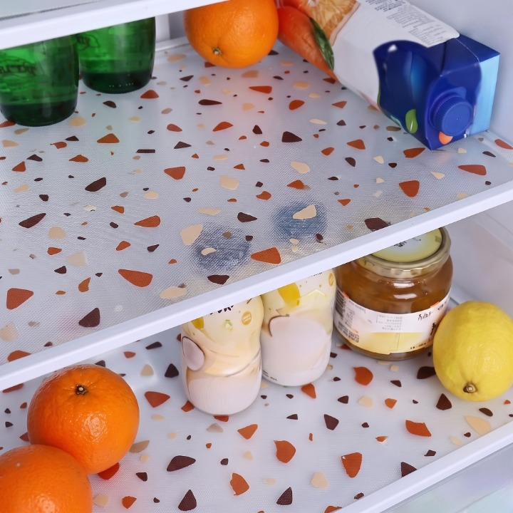 Anti-Slip Terrazzo PVC Drawer & Fridge Sheet Roll (Random Design)