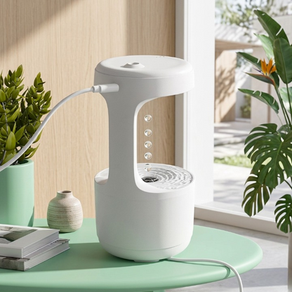 Anti Gravity Air Humidifier With LED Display