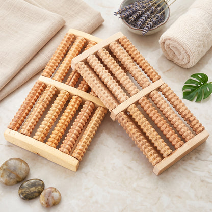 Portable Wooden Foot Massage Roller
