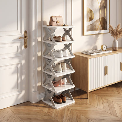 6 Layer Foldable Shoe Rack Organizer