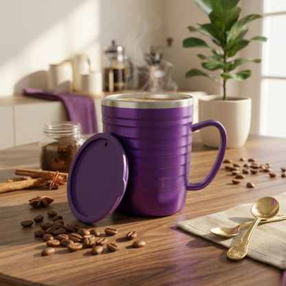 Elegant Double Wall Coffee Mug