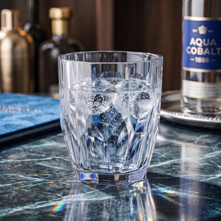 2PCs Diamond Rock Drinking Glass Set