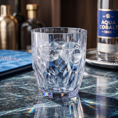 2PCs Diamond Rock Drinking Glass Set