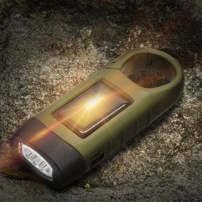 Portable Solar Hand Crank Emergency Light