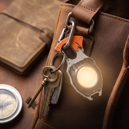 Rechargeable Mini COB Light Keychain
